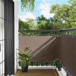 vidaXL Balkon Scherm Taupe 100 x 300 cm Oxford Stof