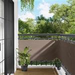 vidaXL Balkon Scherm PU gecoat oxford alu