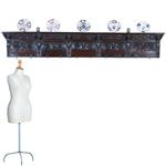 Renaissance wandrek of kapstok met 7 gestoken panelen 1640 en later (No.371410)