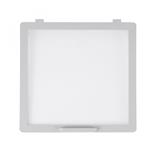 MPK Vliegenhor Scharnier Buitenzijde 28x28cm Wit