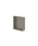 IVY Inbouwnis 30x7.5x30 cm Geborsteld Nickel PVD