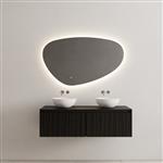 Onderkast Gliss Design Timotheus 120 CM 2 laden Incl Topplaat Black Veneer