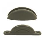 Deurvanger Plopp 2-delig Donkergrijs