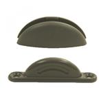 Deurvanger Plopp 2-delig Donkergrijs