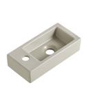 Fontein Wiesbaden Rhea S Mini 36,5x18x9 cm Links Keramiek Beige