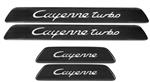 Dit betreft een Porsche Cayenne / Cayenne coupe carbon instaplijsten set