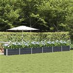 vidaXL Plantenbak Antraciet 580 x 50 x 45 cm Gegalvaniseerd staal