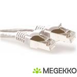 ACT Witte 30 meter LSZH SFTP CAT6A patchkabel snagless met RJ45 connectoren