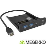 ICY BOX IB-HUB1419-i3 8,89 cm (3.5 ) Zwart