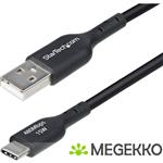 StarTech.com 2m USB-A naar USB-C Laadkabel, USB-A naar Type-C Oplaadkabel, 3A Fast Charge, USB 2.0 D