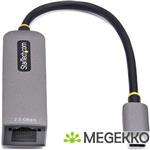 StarTech.com 2.5GbE USB-C naar Ethernet Adapter, 100W PD Pass-Through, NBASE-T NIC, USB 3.0 Type-C 2