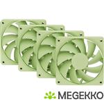 Hyte FA12 120mm PWM Fan 4 Pack [MATCHA MILK]
