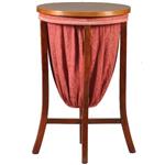 Antieke bijzettafels / knottenmandje op sabelpootjes ca. 1900 ook handig als handschoenmandje of wij