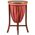 Antieke bijzettafels / knottenmandje op sabelpootjes ca. 1900 ook handig als handschoenmandje of wij