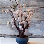 Kunst - Bloesemboom - Kunstboom - Kersenbloesem - Crème roze - 65cm - voor binnen