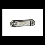 Horpol LED markeringslicht wit| 12-24V | 50cm. kabel