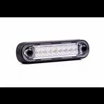 Fristom LED markeringslicht -lang wit | 12-24V | 0,15m. kabel