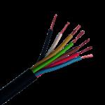 7-aderige kabel | 1,50mm² | zwart-rood-blauw-bruin-geel-groen-wit | 100m