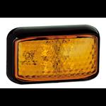 LED zij-knipperlicht amber | 12-24V | 40cm. kabel