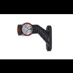 Horpol Rechts | LED breedtelamp | rood-wit-amber | 12-24V | 50cm. kabel