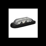 ElectraQuip LED flitser 3 LED's | amber | 180 graden | 10-30v