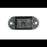 Fristom LED markeringslicht dark amber 12-24V 15cm kabel