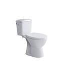 Duoblok Toilet BWS Amora Randloos Met Zitting Softclose Glans wit (AO / Vloeruitlaat)