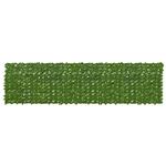 vidaXL Balkonscherm met bladeren Groen en Geel 400 x 100 cm