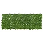 vidaXL Balkonscherm met bladeren Groen en Geel 200 x 75 cm
