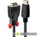 Lindy 41943 Displayport VGA Zwart kabeladapter/verloopstukje