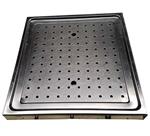 Occasion -Glazenblad 55x50 cm met afvoer