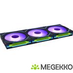 Lian Li UNI FAN SL-INF 120 Wireless , 3-pack, Black, ARGB Reverse Blade PWM