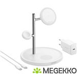 Anker MagGo 3-in-1 Cube Oplader 15W Wit