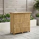 vidaXL Buiten Bartafel Naturel 115 x 55 x 105 cm Bamboe
