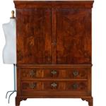 Luierkabinetje met marqueterie van stervormige-bloemen ca 1690 (No.391130)