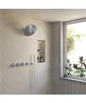 BWS Inbouw Regendouche | Sensa | Chroom | Wanduitloop | 32cm Hoofddouche met Handdouche | Stopkranen