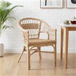 vidaXL Stapelstoel Naturel 60 x 60 x 81 cm Rattan