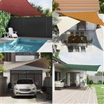 vidaXL Zonneschaduwzeil Oranje en Bruin 6 x 2,5 m