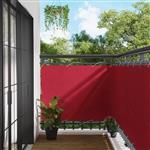 vidaXL Balkon Scherm Rood 110 x 400 cm Oxford Stof