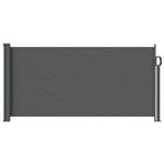 vidaXL Uittrekbaar Zijscherm Antracietkleurig 300 x 100 cm Polyester