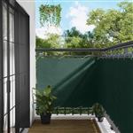 vidaXL Balkon Scherm Donkergroen 110 x 700 cm Oxford Stof