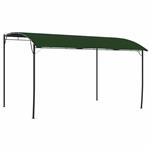 vidaXL Paviljoen 4 x 3 x 2,55 m Groen Stof en Aluminium 180 gsm