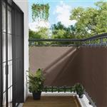 vidaXL Balkon Scherm Taupe 110 x 1000 cm Oxford Stof