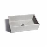 Opzet Wastafel  Conicis Beton 59x39x16 cm (6 Kleuren)