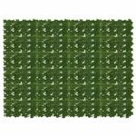 vidaXL Balkonscherm met bladeren Groen 200 x 150 cm