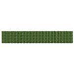 vidaXL Balkonscherm met bladeren Groen 600 x 100 cm