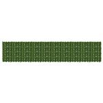 vidaXL Balkonscherm met bladeren Groen 500 x 100 cm