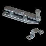Hahn Plaatschuif vlak 60 x 25mm verzinkt
