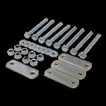 Novio Bevestigingsset t.b.v. Novio aluminium gereedschapskisten