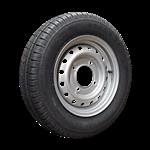 Goodride Luchtband + wiel 155 R13C ST290 + 4½Jx13H2 ET25.4 95/139.7/4 90/88 N staal grijs